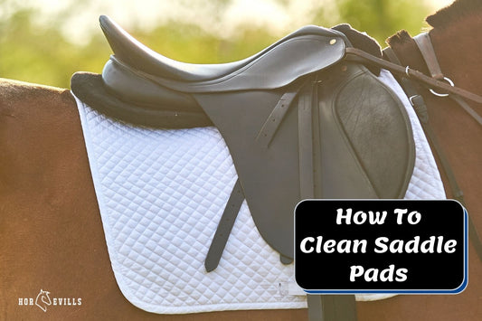 How to Clean Both Western and English Saddle Pads